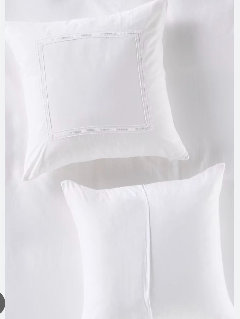 Anthropologie Willow Organic-Cotton Linen Euro Sham